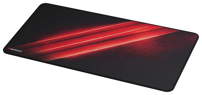 Mauspad  Carbon 500 Maxi Flash G2 (Schwarz, Rot) 