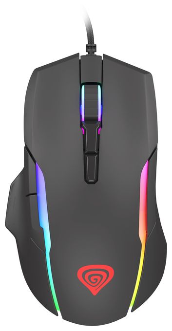 12800 DPI Gaming Maus Optisch  Xenon 220 G2 (Schwarz) 