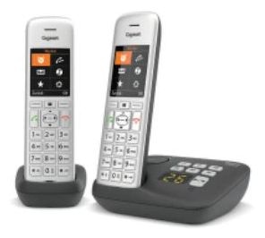 Analoges/DECT-Telefon  CE575A Duo (Schwarz, Silber) 