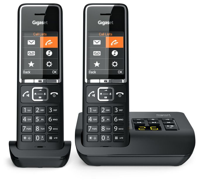 Analoges/DECT-Telefon  Comfort 550A Duo (Schwarz) 