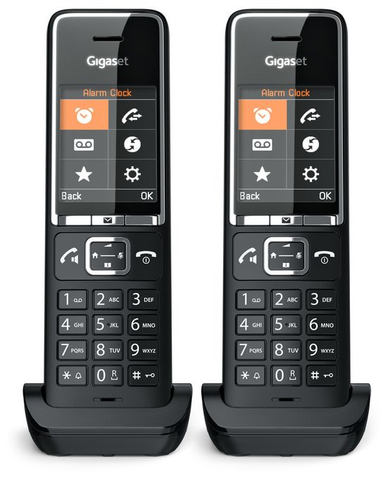 Analoges/DECT-Telefon  Comfort 550HX Duo (Schwarz) 