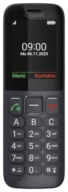 4G Smartphone 6,1 cm (2.4 Zoll Single SIM  Comfort 600 SIM (Schwarz, Grau) 