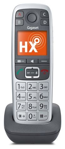 Analoges/DECT-Telefon  E560HX Großtastentelefon (Grau, Silber) 
