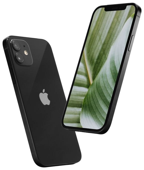 128 GB 5G Smartphone 15,5 cm (6.1 Zoll) IOS 12 MP Dual Kamera Dual Sim  Apple iPhone 12 refurbished (Schwarz) 