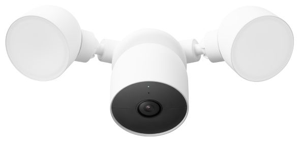 1920 x 1080 Pixel IP-Sicherheitskamera IP54 Innen & Außen Nachtsicht  Nest Cam Flutlicht (Weiß) 