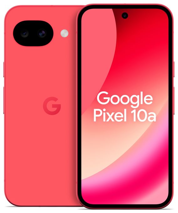 128 GB 5G Smartphone 16 cm (6.3 Zoll) Android 48 MP Dual Kamera Dual Sim WiFi 6E  Pixel 10a (Rot) 