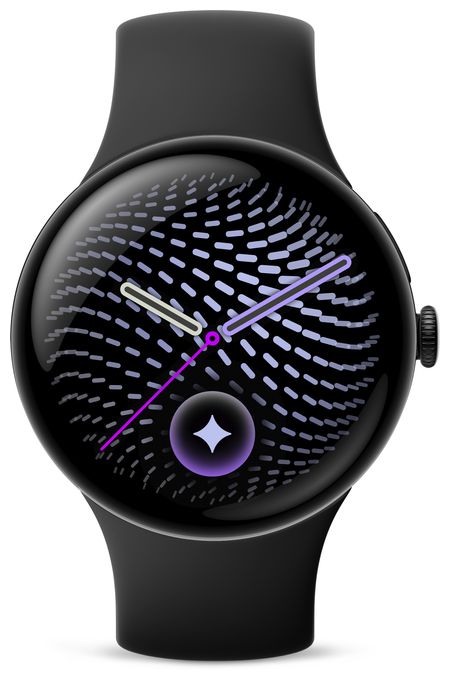 45 mm Smartwatch Rund IP68 320 ppi 4G  Pixel Watch 5 (Schwarz) 