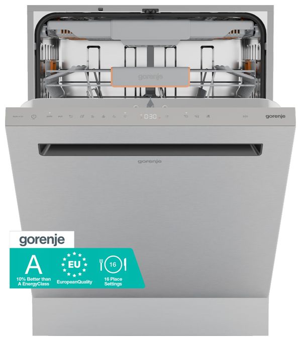 60 cm Geschirrspüler unterbaufähig Sehr leise 16 Maßgedecke aquaStop Funktion Auto Open GU663A67X 