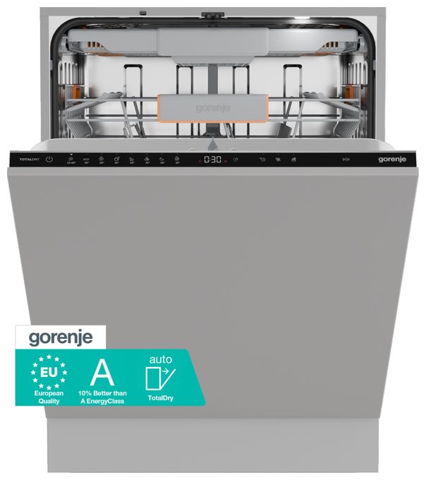 60 cm Geschirrspüler vollintegriert (ohne Front) Sehr leise 16 Maßgedecke aquaStop Funktion Auto Open GV663A67 