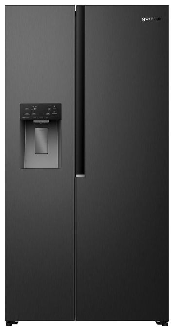 Side-by-Side Kühl-/ Gefrierkombination 347 l / 181 l 312 kWh NoFrost 1786 mm x 911 mm  NRS917E61BX (Schwarz, Edelstahl) 