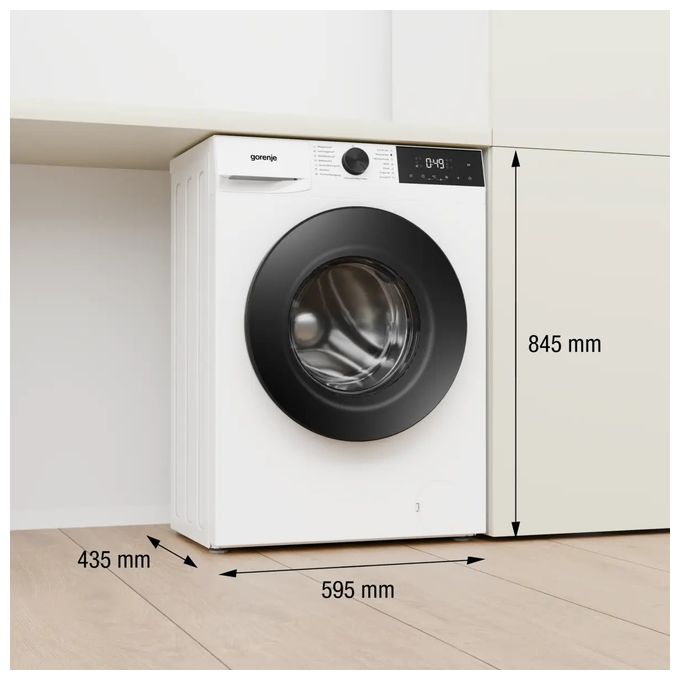 7 kg Frontlader Waschmaschine 1400 U/min aquaStop Funktion AutoClean (Weiß) W5G2PS74A1P2 