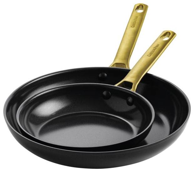  Padova Reserve Bratpfanne 2-er Set 20+26cm (Schwarz, Gold) 