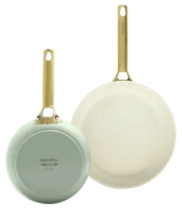  Padova Reserve Bratpfanne 2-er Set 20+26cm (Grün, Gelb) 
