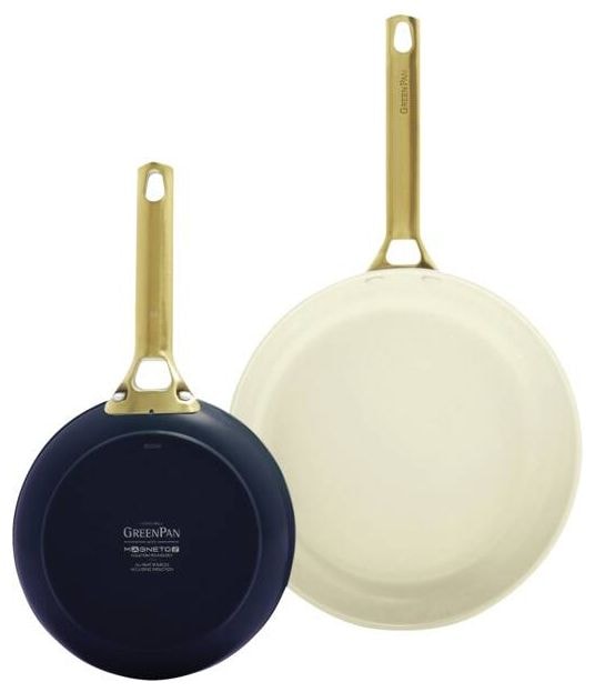  Padova Reserve Bratpfanne 2-er Set 20+26cm (Navy, Gelb) 