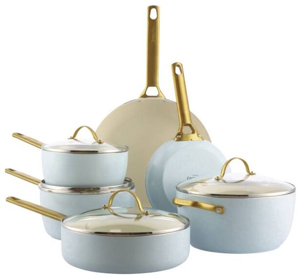  Padova Reserve Kochtopfset 6-teilig (Blau, Gold) 