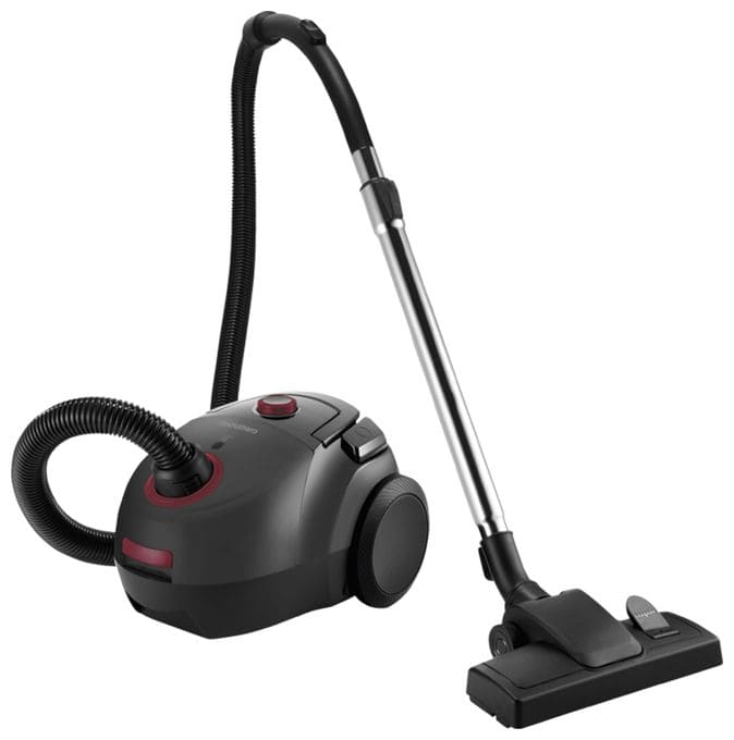 Bodenstaubsauger mit Staubbeutel 800 W HEPA  VCC3850A (Schwarz, Rot) 