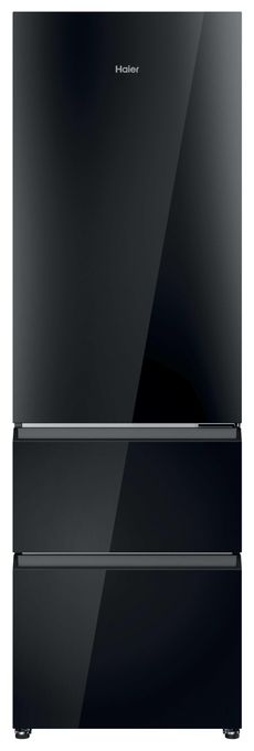 247 l / 137 l Kühl-Gefrierkombi freistehend NoFrost 222 kWh Jahr  CST9619DNGBW (Schwarz) 