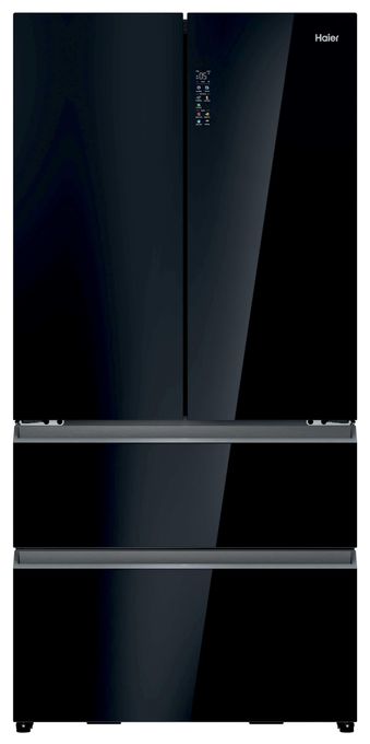 Side-by-Side Kühl-/ Gefrierkombination 449 l / 254 l 293 kWh NoFrost 1900 mm x 905 mm  HFR79F19DFGB (Schwarz) 