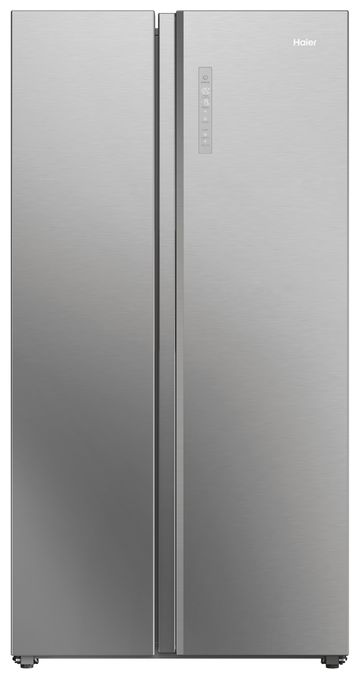 Side-by-Side Kühl-/ Gefrierkombination 391 l / 220 l 143 kWh NoFrost 1775 mm x 726 mm  HSW79F18ANMM (Platin, Edelstahl) 