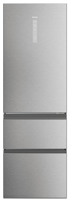 235 l / 125 l Kühl-Gefrierkombi freistehend NoFrost 217 kWh Jahr  HTW5618DNMG (Silber) 