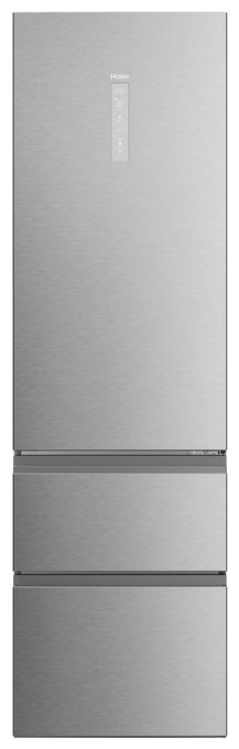 289 l / 125 l Kühl-Gefrierkombi freistehend NoFrost 120 kWh Jahr  HTW7620ANMG (Edelstahl) 