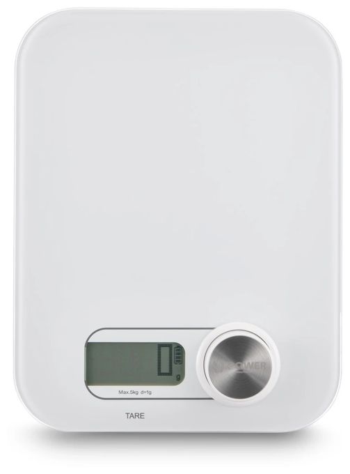 Elektronische Küchenwaage bis 5 kg Genauigkeit 1 g  002912 (Weiß) 