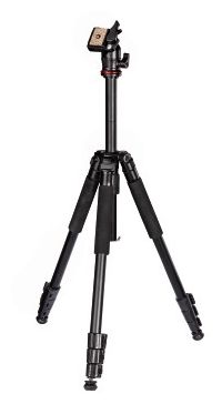 3 Bein(e) Stativ Digitale Film/Kameras  004291 Traveller 163 Ball (Schwarz) 