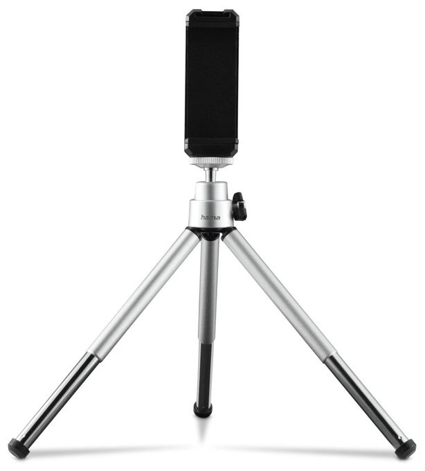 3 Bein(e) Stativ Smartphone-/Digital-Kamera  004666 Fancy 2in1 (Silber) 