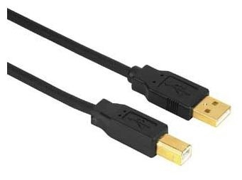 Stecker USB 2.0 USB A auf USB B 3 m  029767 (Schwarz) 