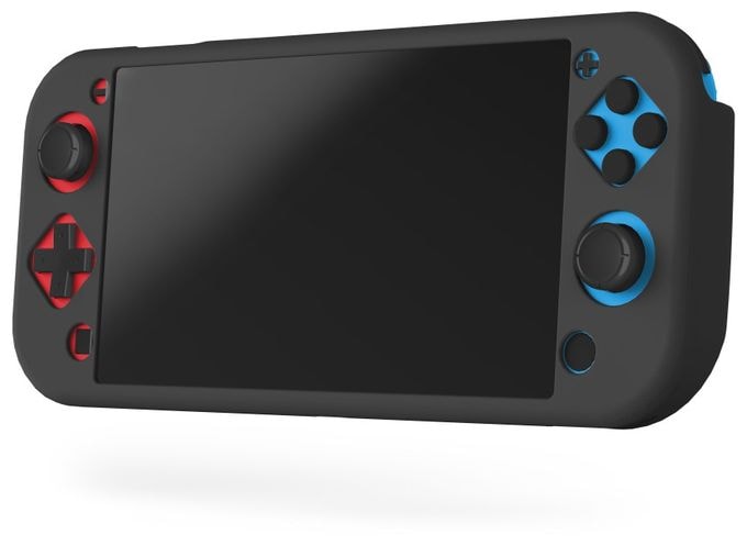 Nintendo Switch OLED  053448 Grip-Schutzhülle (Schwarz) 