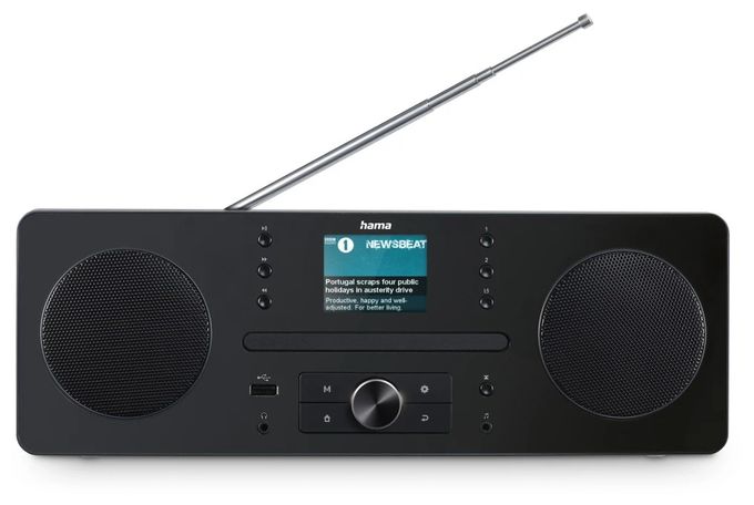 Bluetooth DAB, DAB+, FM Radio Persönlich  054254 DR1560CBT (Schwarz, Grau) 