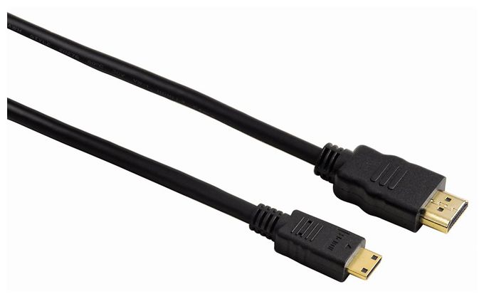 10,2 Gbit/s HDMI auf HDMI Type C (Mini) 2 m  074229 (Schwarz) 