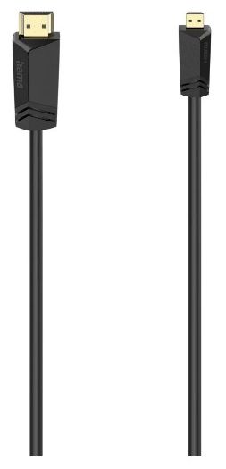 18 Gbit/s Gerade HDMI auf HDMI Typ D (Mikrofon) 2 m  074259 (Schwarz) 