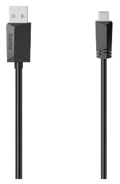 0,48 Gbit/s Rundkabel USB A auf Mini-USB B 1,5 m  074260 (Schwarz) 