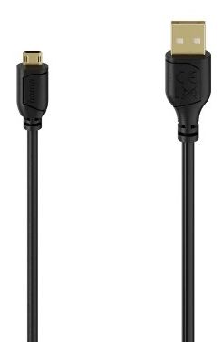 0,48 Gbit/s Rundkabel USB A auf Micro-USB A 0,75 m  074264 (Schwarz) 