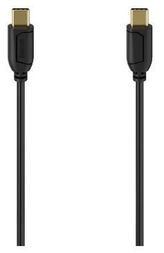 0,48 Gbit/s Rundkabel USB C auf USB C 0,75 m  074266 (Schwarz) 