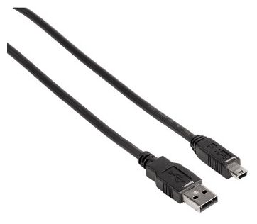 0,48 Gbit/s Stecker USB A auf Mini-USB B 1,8 m  088480 (Schwarz) 