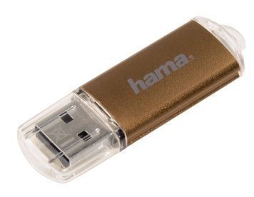 USB Typ-A Stick 32 GB  091076 Laeta (Braun, Transparent) 