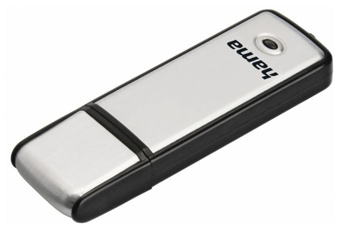 USB Typ-A Stick 128 GB  108074 Fancy (Schwarz, Silber) 