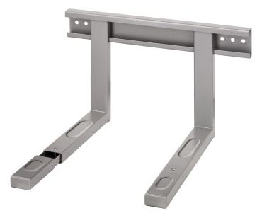 110931 Mikrowellenhalterung ausziehbar Tragkraft 30kg Silber 