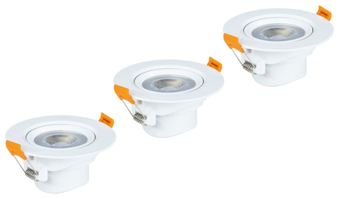 LED Warmweiß (3000K) Warmweiß AC 112694 Einbaustrahler 