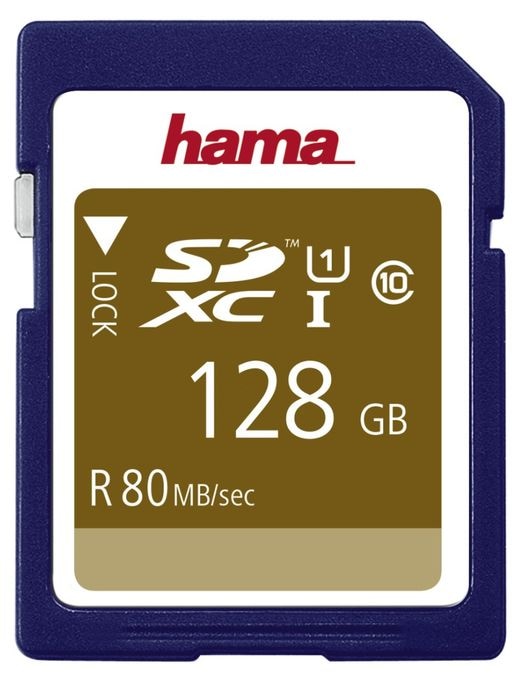 SDXC Speicherkarte 128 GB Klasse 10 124137 