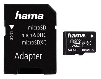 MicroSDXC Speicherkarte 64 GB Klasse 10 124140 