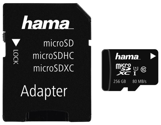 MicroSDXC Speicherkarte 256 GB Klasse 10 124171 