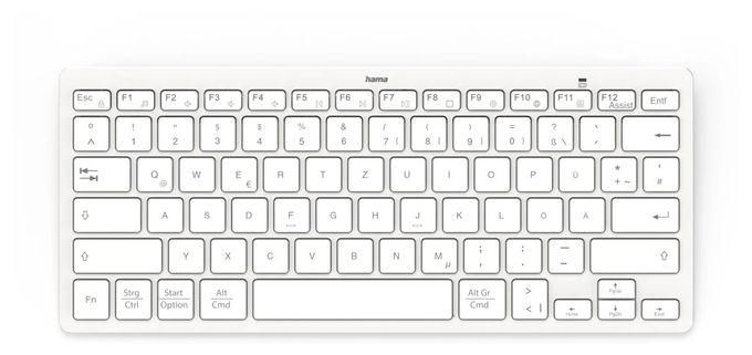 für Jede Marke  125133 Travel 400 Tastatur (Grau, Weiß) 