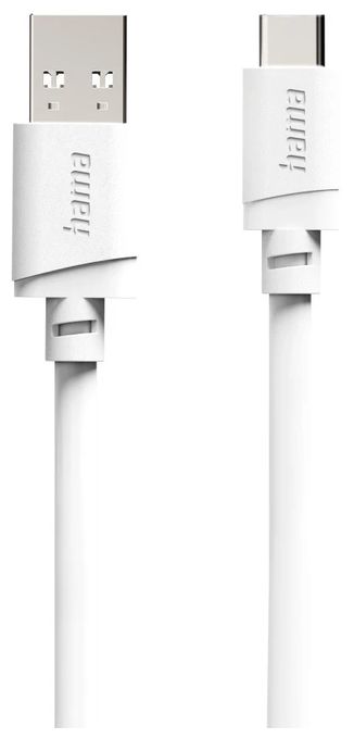 0,48 Gbit/s Stecker Rundkabel USB A auf USB C 2 m  125151 (Weiß) 