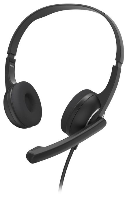 Ohraufliegender Kopfhörer Kabelgebunden USB Typ-A  139934 HS-USB250 V2 (Schwarz) 