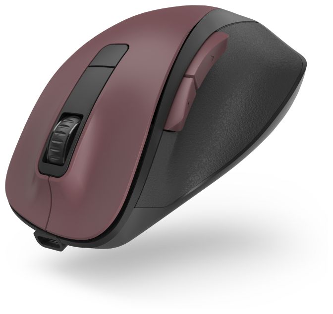 1600 DPI Büro Maus Optisch  173033 MW-500 Recharge (Schwarz, Burgund) 