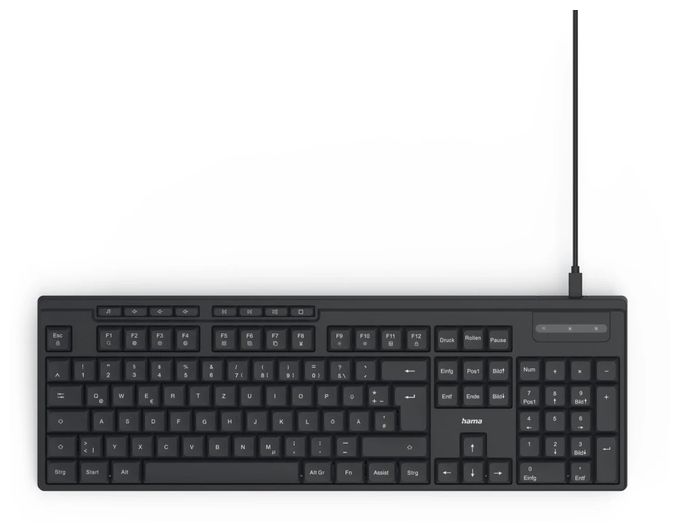 Heimbüro Tastatur USB  173052 CK-200 (Schwarz) 