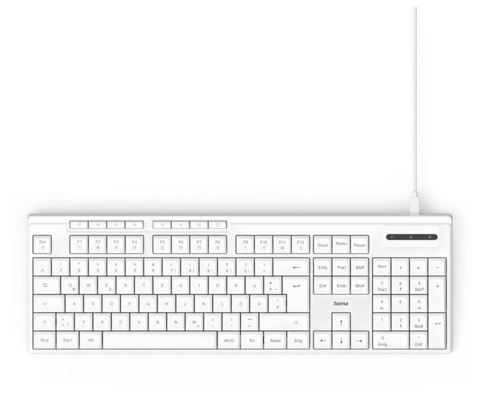 Heimbüro Tastatur USB  173053 CK-200 (Weiß) 
